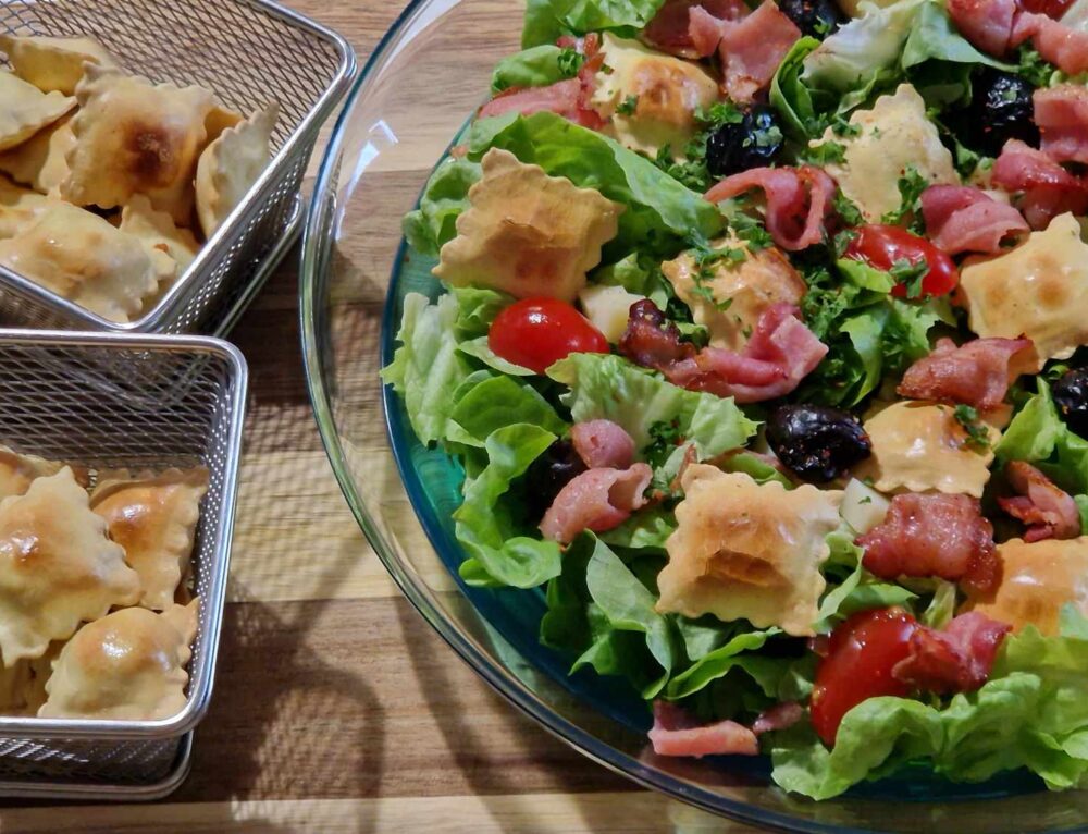 Salade Périgourdine au Foie Gras - Tatagateau