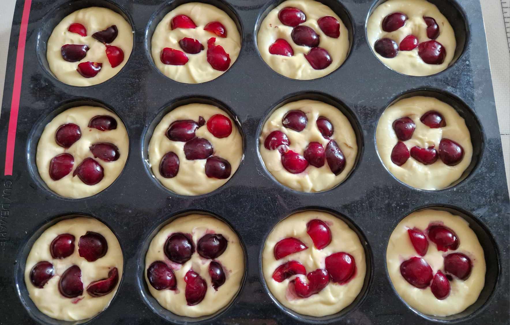 Cakes-Cerises-Chocolat-Blanc