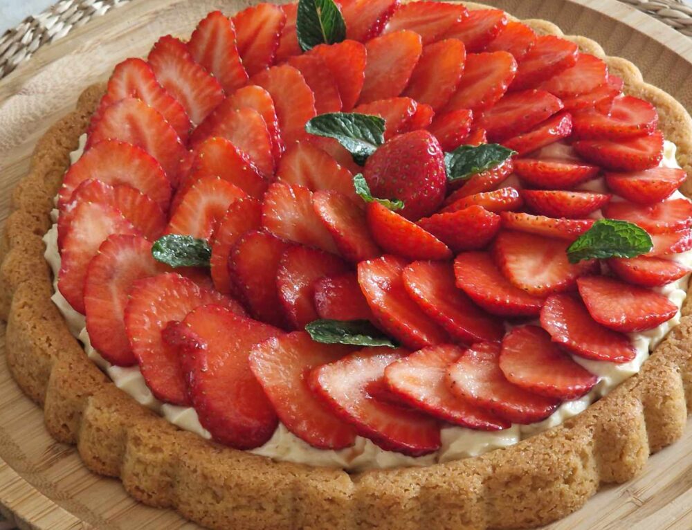 Tarte aux Fraises Sans Cuisson - Recette du blog de Tatagateau