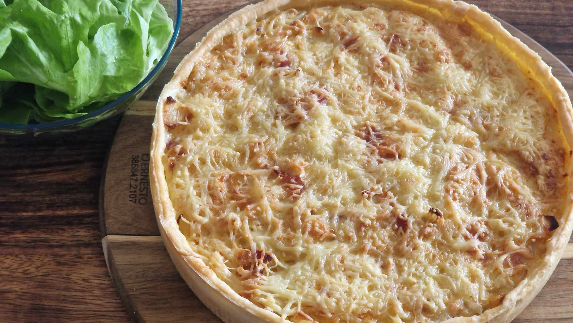 Tarte-Oignons-Lardons