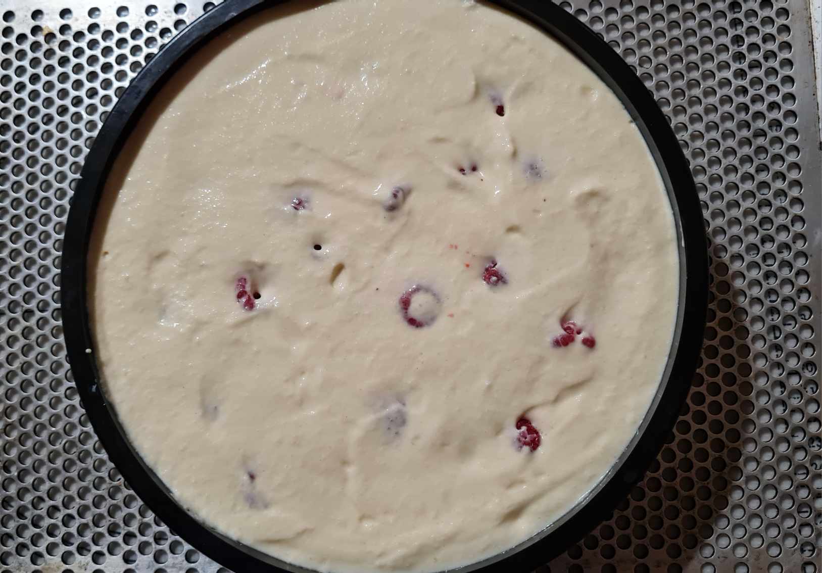 Gateau-Fromage-Blanc-Framboises