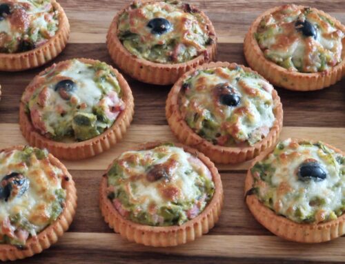 Quiches Renversées à la Fondue de Poireaux