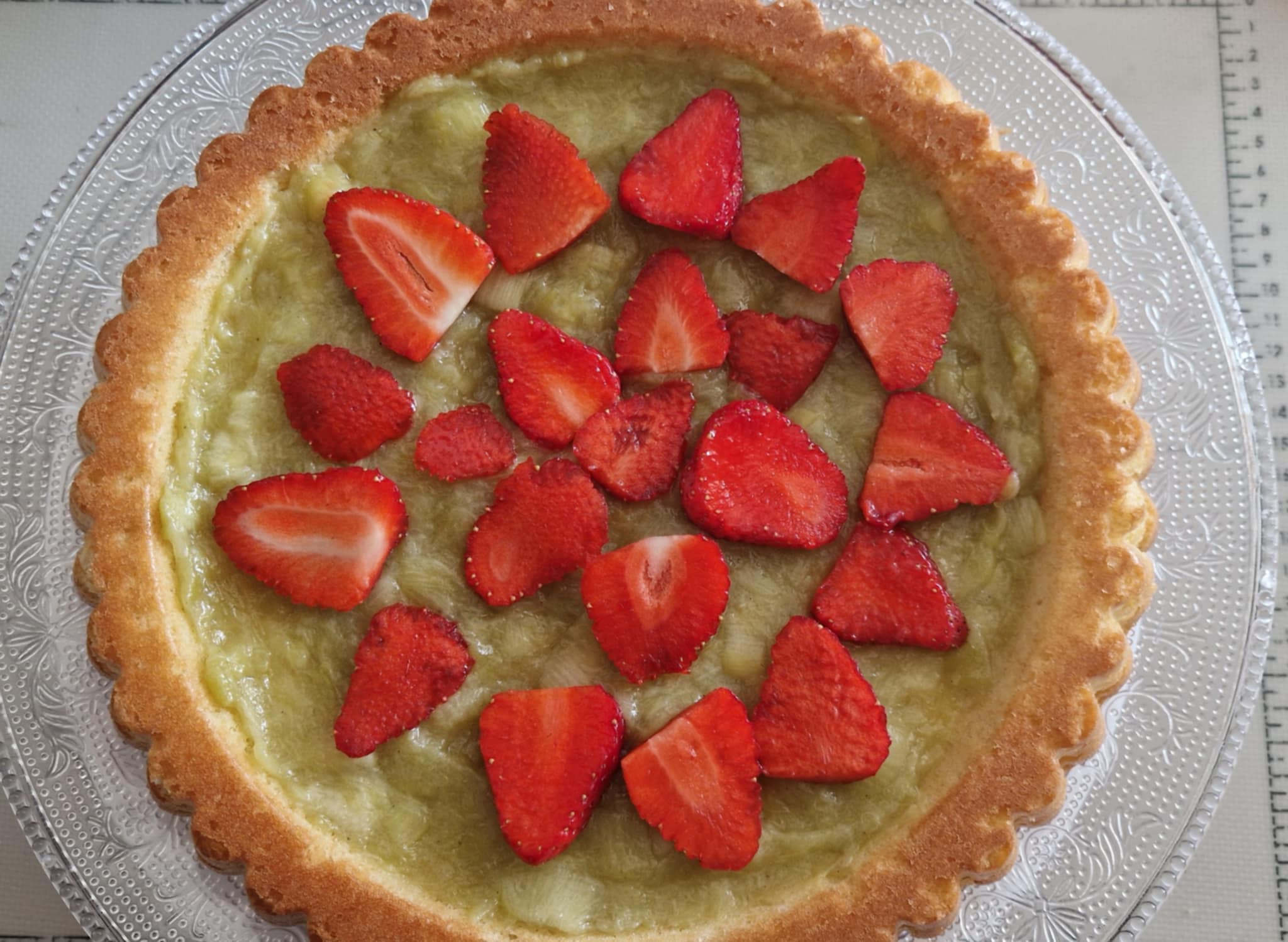 Tarte-Rhubarbe-Meringue-8 Tarte Rhubarbe Meringuée