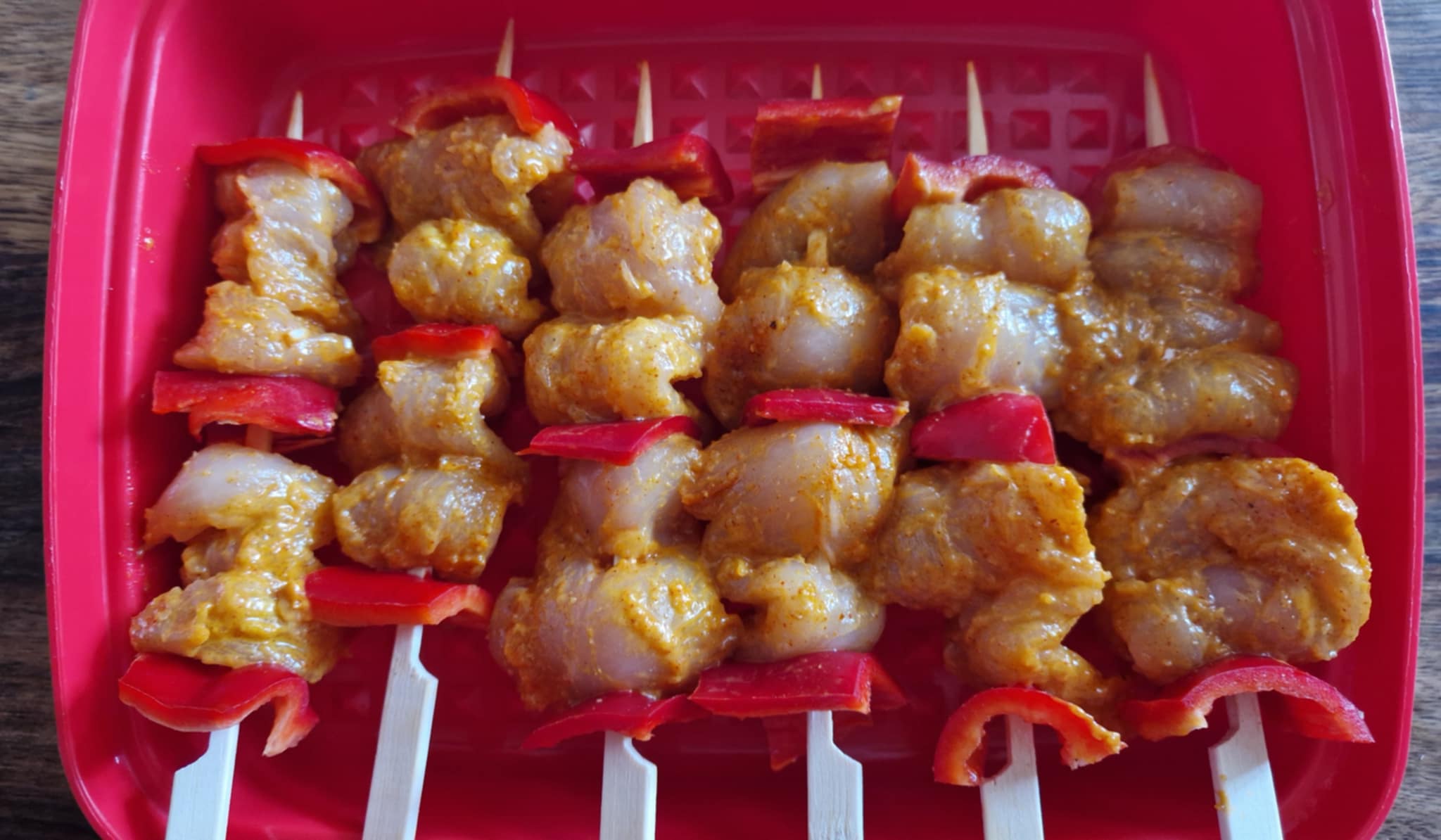 Brochettes-Poulet-Champignons-Ail-6 Brochettes-Poulet-Champignons-Ail