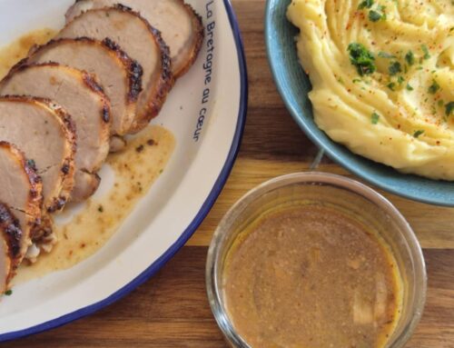 Rôti de Porc à la Moutarde
