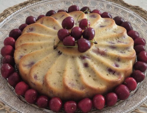 Gâteau Madeleine aux Cerises